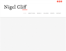 Tablet Screenshot of nigelcliff.com